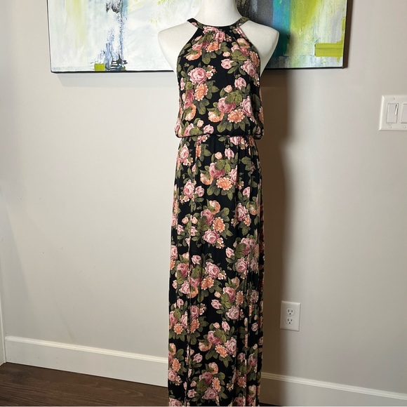 American Eagle  Floral Halter Neck Dress - Picture 2 of 8